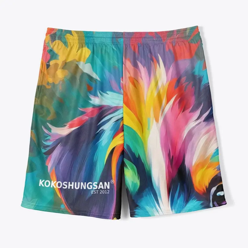 Dog Print Men's Shorts