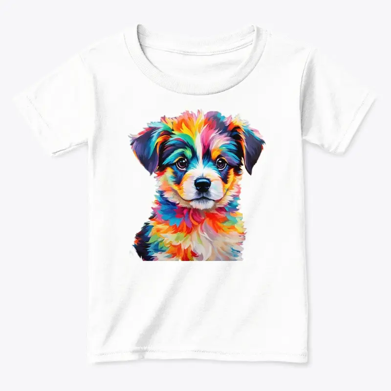 Pawfectly Cute Toddler Tee! 🌈🐾