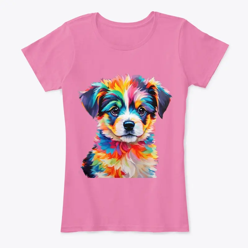 Koko Paws Tee: Vibrant Canine Style!