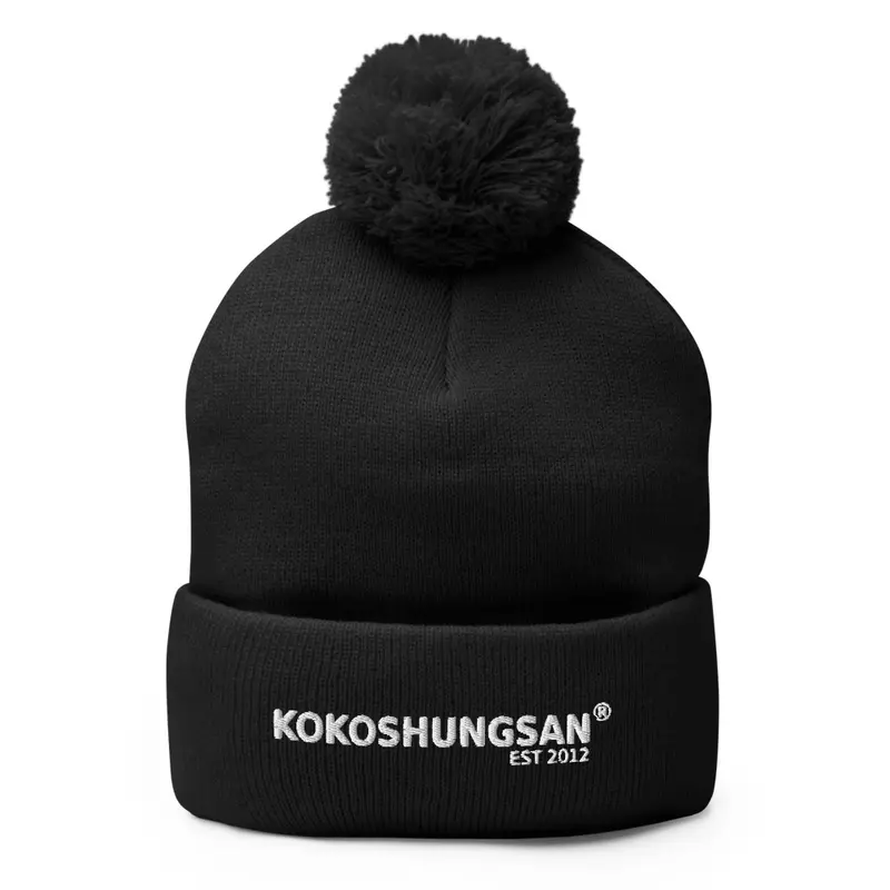 Kokoshungsan Cozy Pom Pom Knit Cap