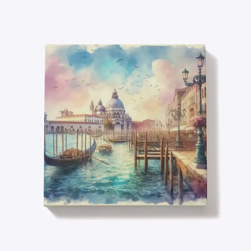 Venice Square Canvas