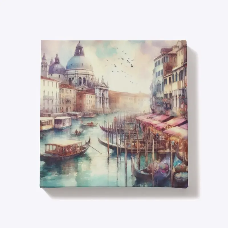 Venice Square Canvas