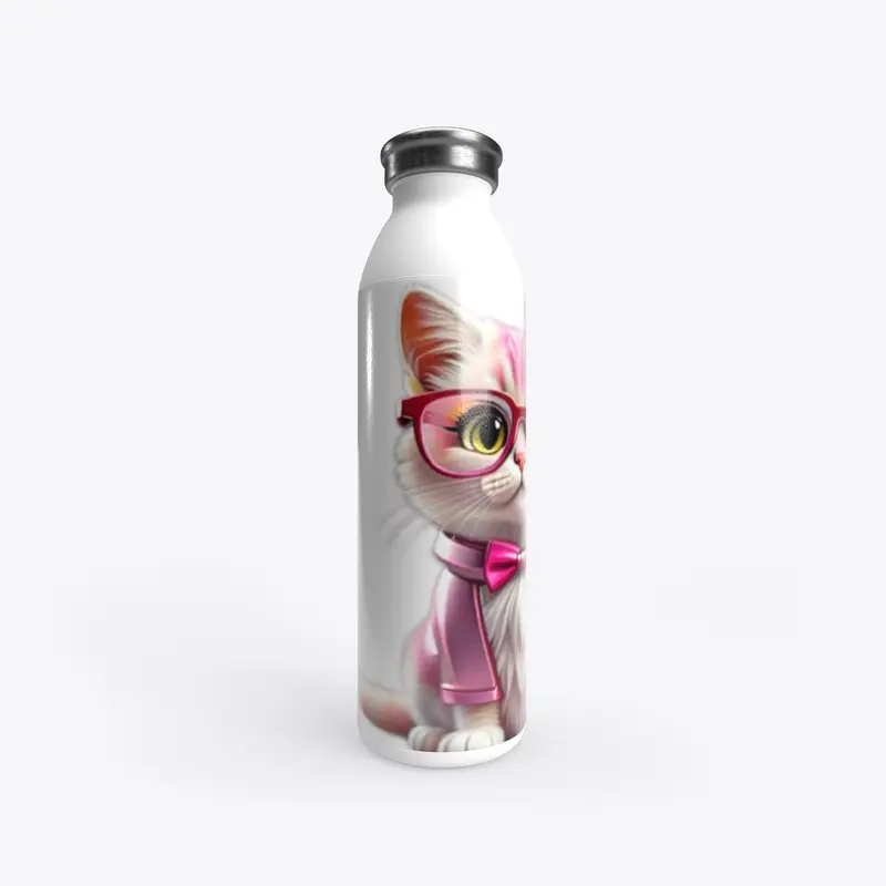 Glamour Paws: Pink Cat Glasses Elixir