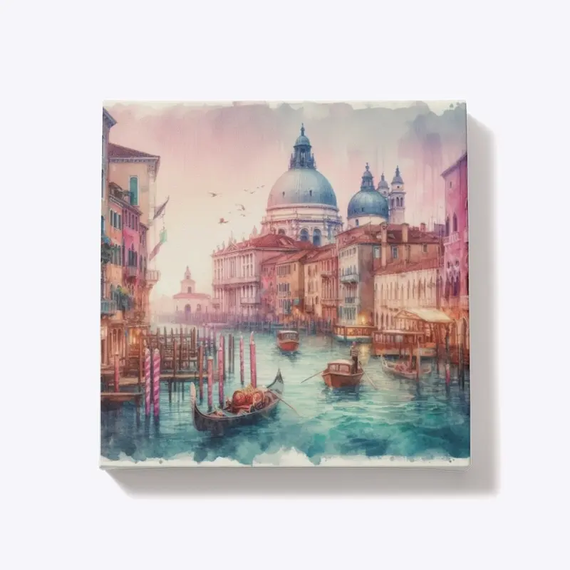 Venice Square Canvas