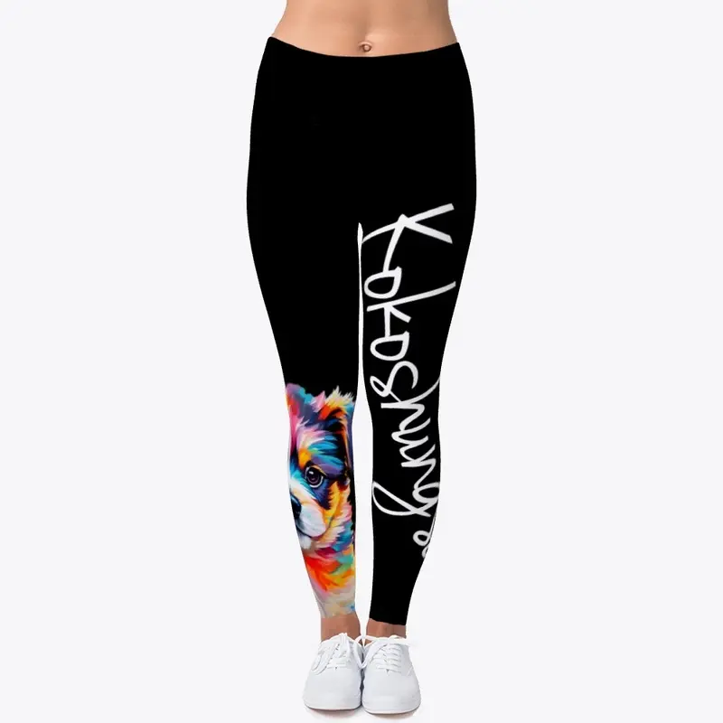 Koko Paws Leggings: Vibrant Chic!