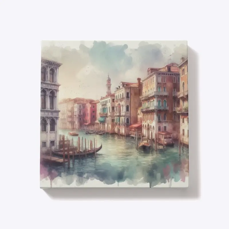 Venice Square Canvas