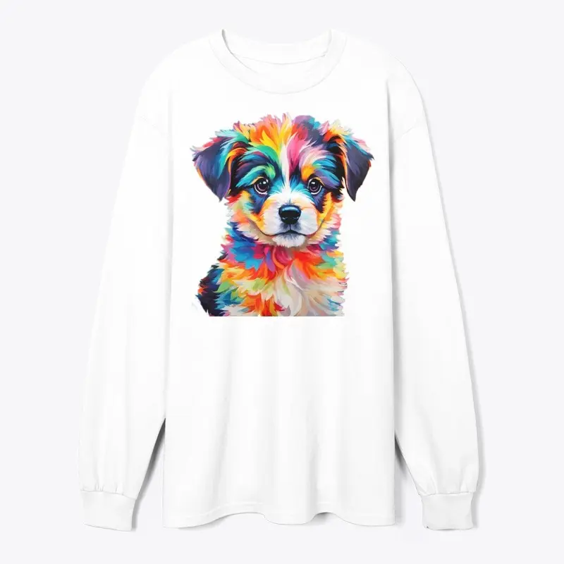 Koko Paws Tee: Vibrant Canine Style!