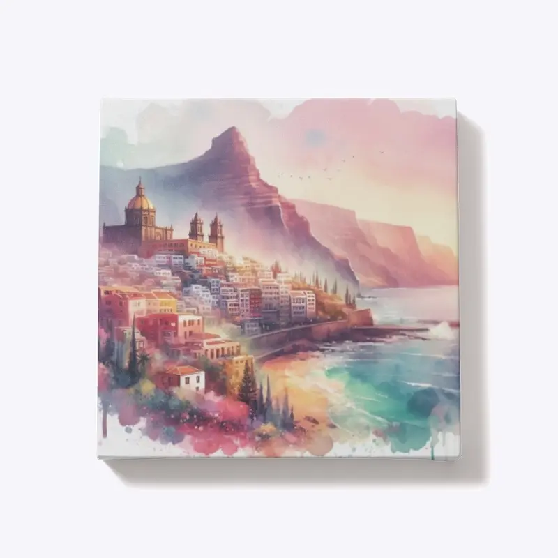 Gran Canaria Square Canvas