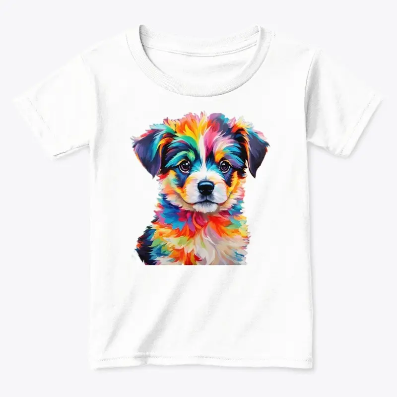 Pawfectly Cute Toddler Tee! 🌈🐾