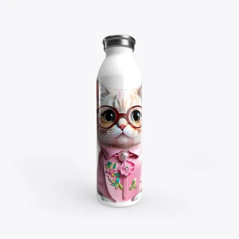 Pink Cat Glasses & Jacket H2O