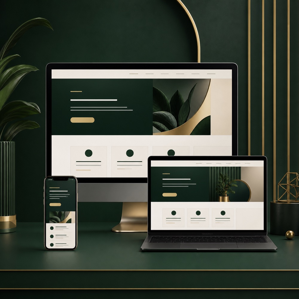 Responsive KOKOSHUNGSAN website shown on desktop, laptop and mobile screens