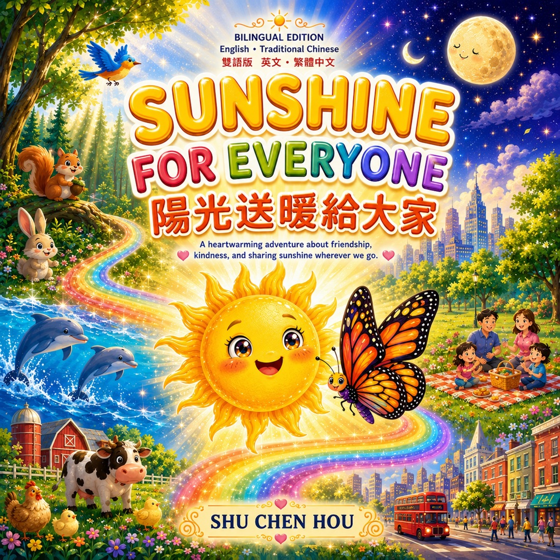 《陽光送暖給大家》封面