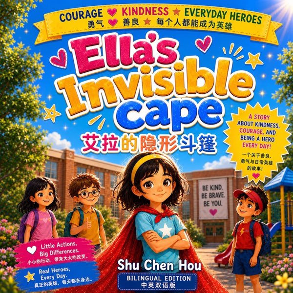 Ella’s Invisible Cape 艾拉的隐形斗篷書封