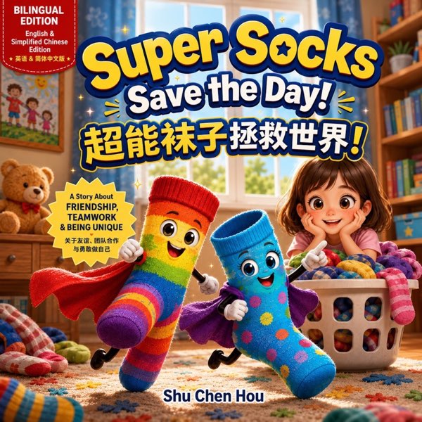 Super Socks Save the Day 超能袜子拯救世界 書封