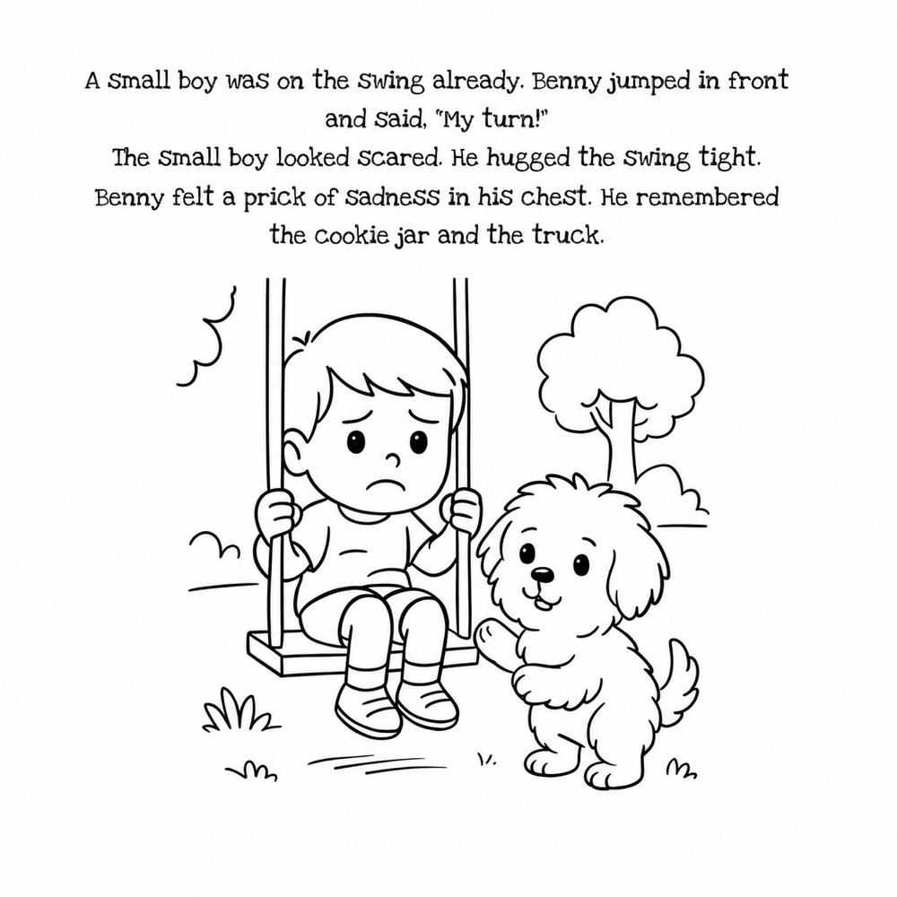 Mama Bear’s Lesson 真實著色內頁