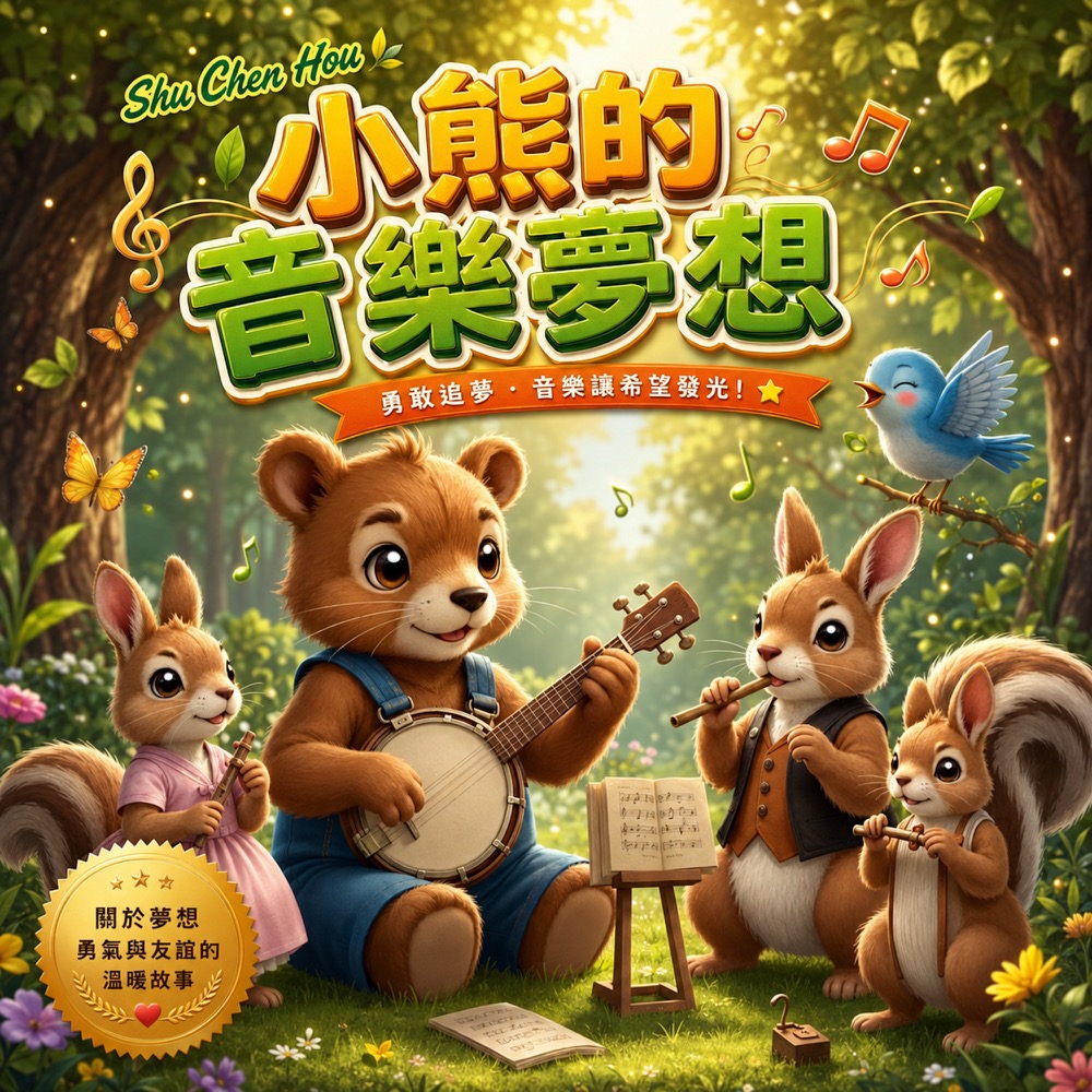 小熊的音樂夢想封面
