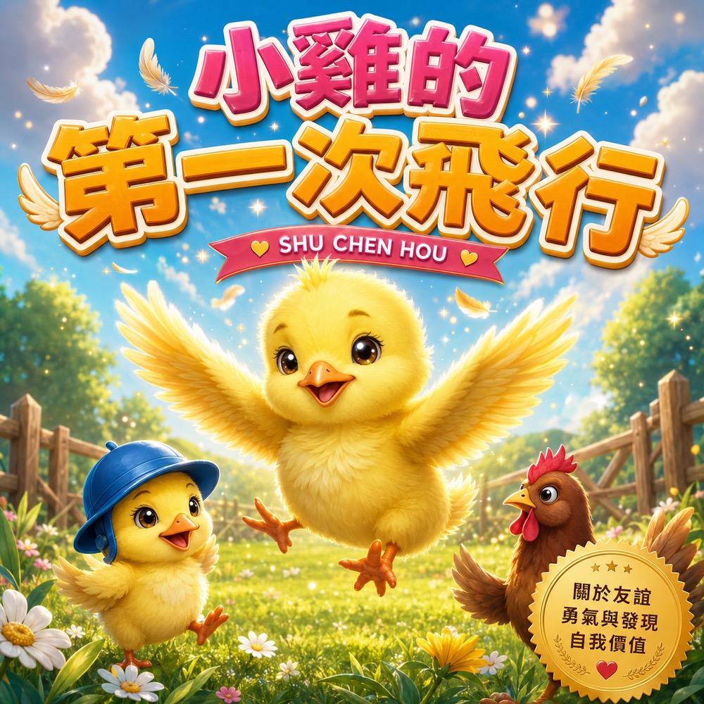 小雞的第一次飛行封面