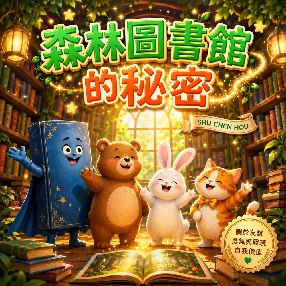 森林圖書館的秘密封面