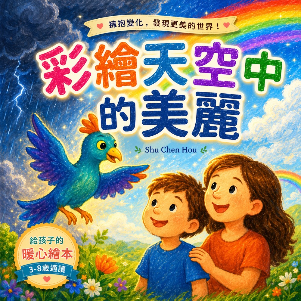 彩繪天空中的美麗封面